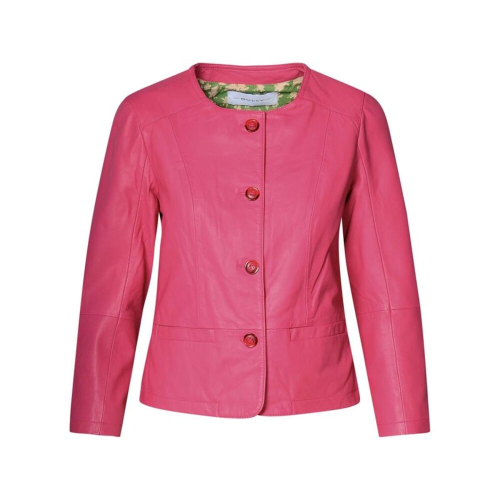 Bully Fuchsia Leather Jacket Women